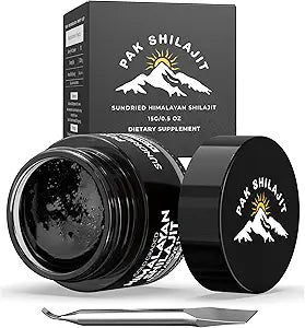 Pakshilajit® Pure Himalayan Shilajit Resin (15g) – 45 Days Sun-Dried Gold Grade, 85+ Minerals, Fulvic & Humic Acid for Energy, Strength & Immunity